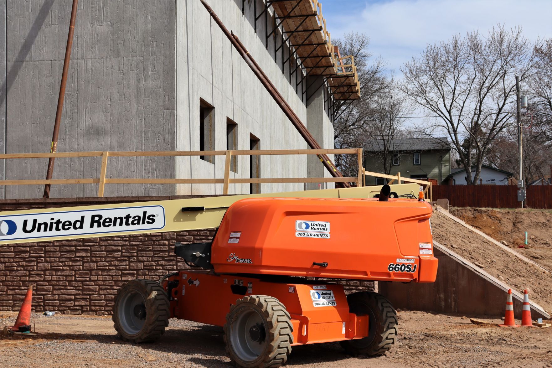Chippewa Area History Center construction progress